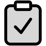 Clipboard Check SVG Icon